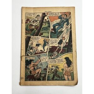 Zoot Comics #11 1947 Fox Coverless Incomplete Rulah Jungle Goddess Matt Baker